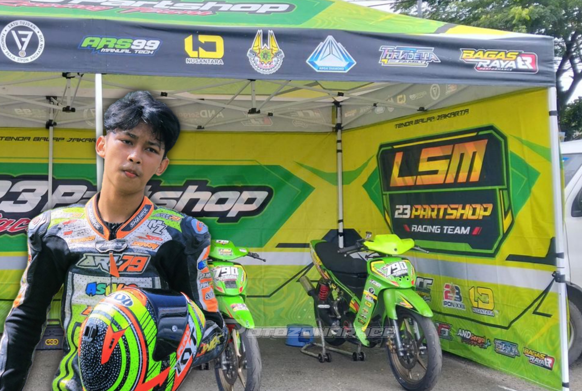 LSM23 PARTSHOP Andalkan Syahrul Rizqon Untuk Tarung Di Bebek 2 Tak 125 Dan 116 Novice Di Final Super Prix Boyolali
