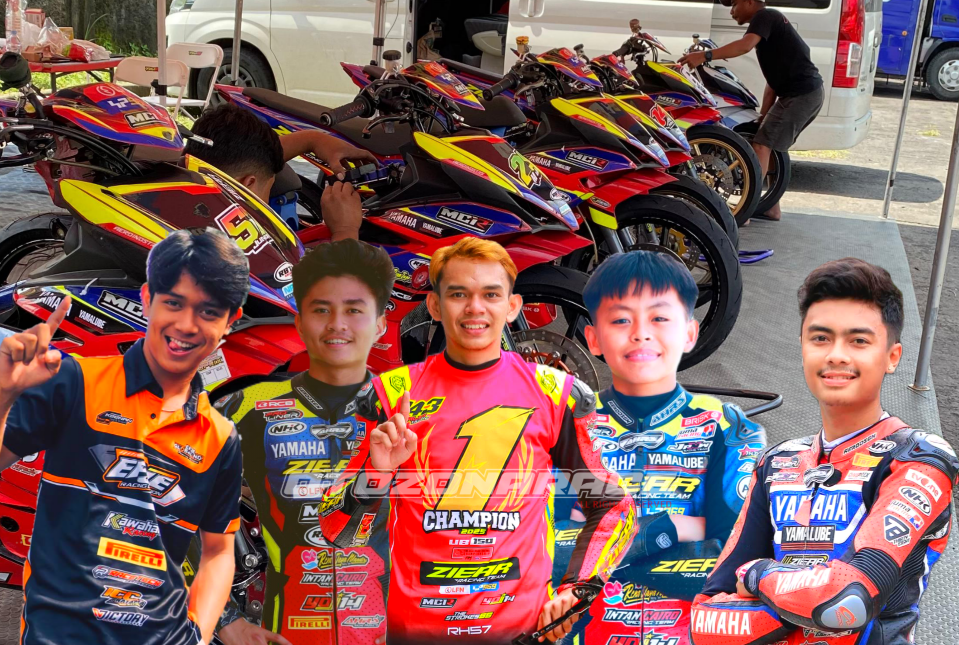 Ziear Racing Team Kerahkan Lima Pembalap Sekaligus Gempur YCR Seri 3 Tasikmalaya