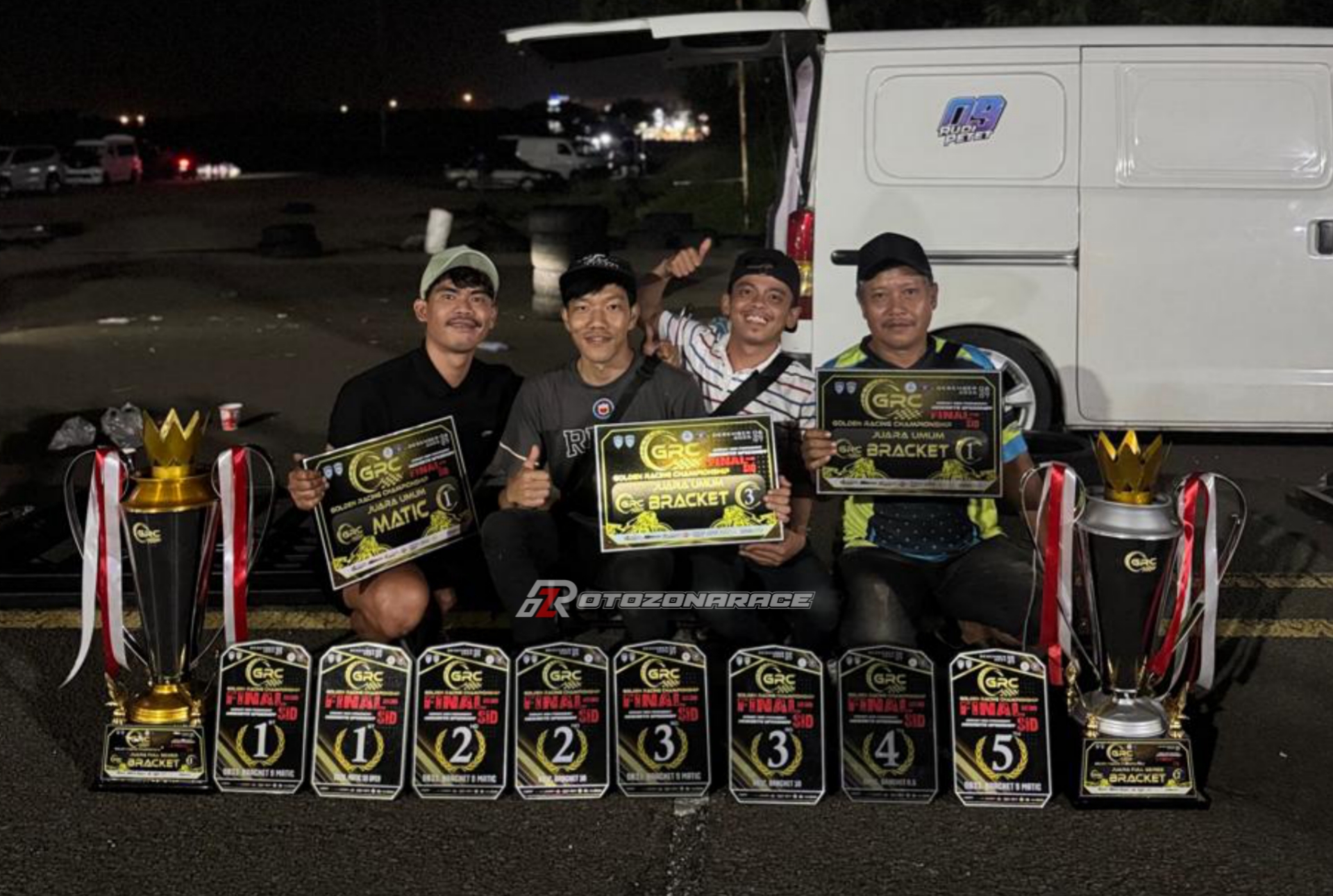KRT MAMBA IQ TECH Dominasi Golden Racing Championship: Riki Butong dan Rudi Petet Borong Podium Dan Sabet Juara Umum 
