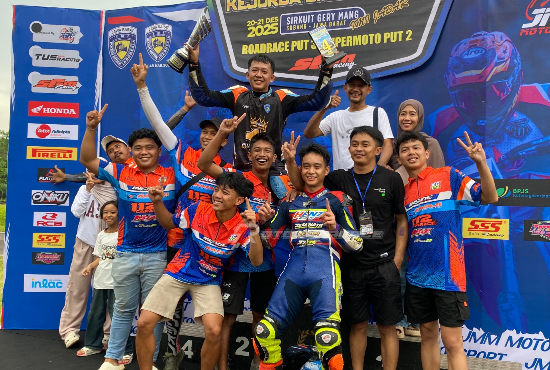 Vito Nandrian Juara Umum Novice Kejurda Jabar 2025, Bawa Pulang 15 Juta Dari Bos 112 Garage