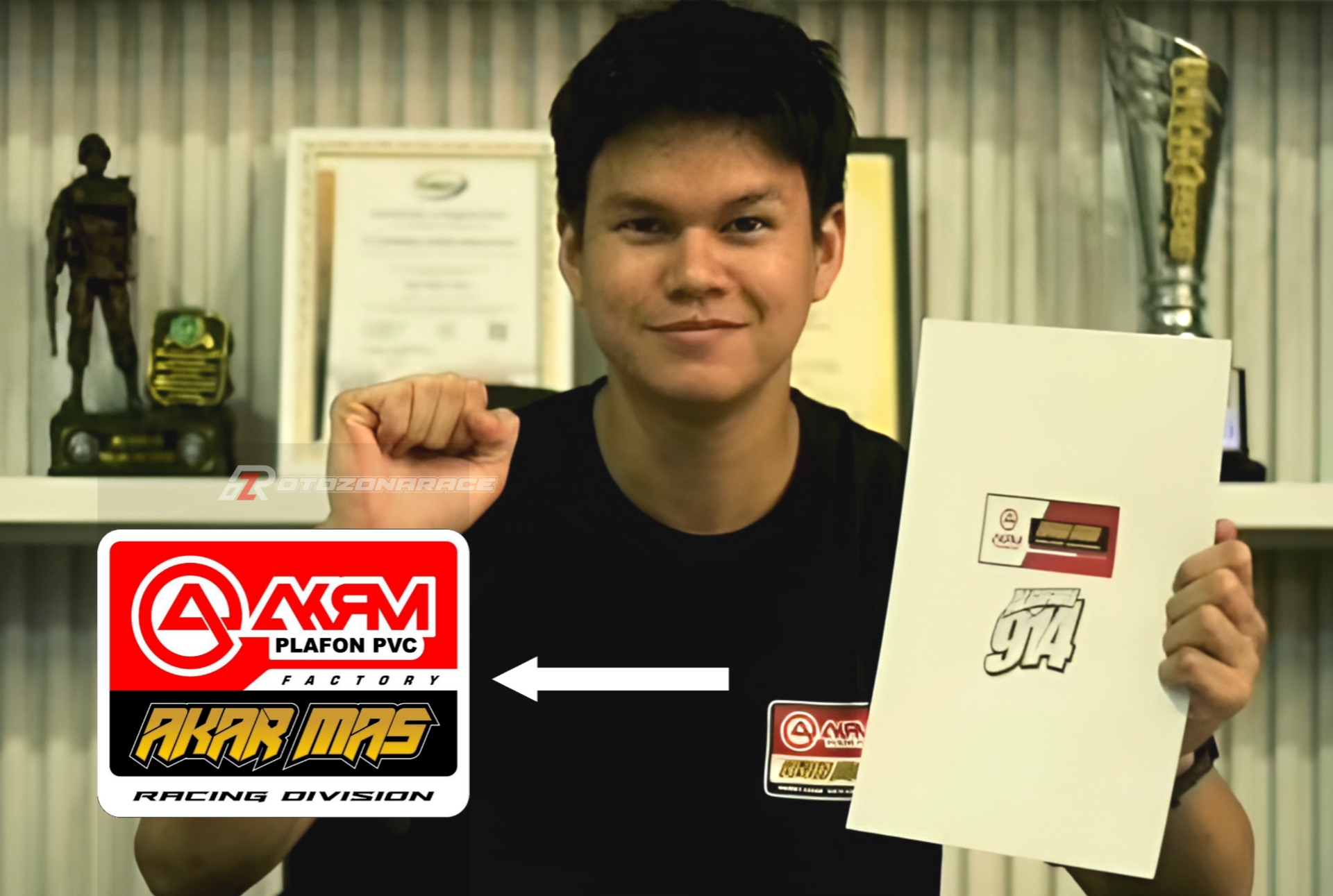 Susul sang Kakak Delvintor Alfarizi, Arsenio Resmi Berseragam Akarmas Racing Division Tahun ini!