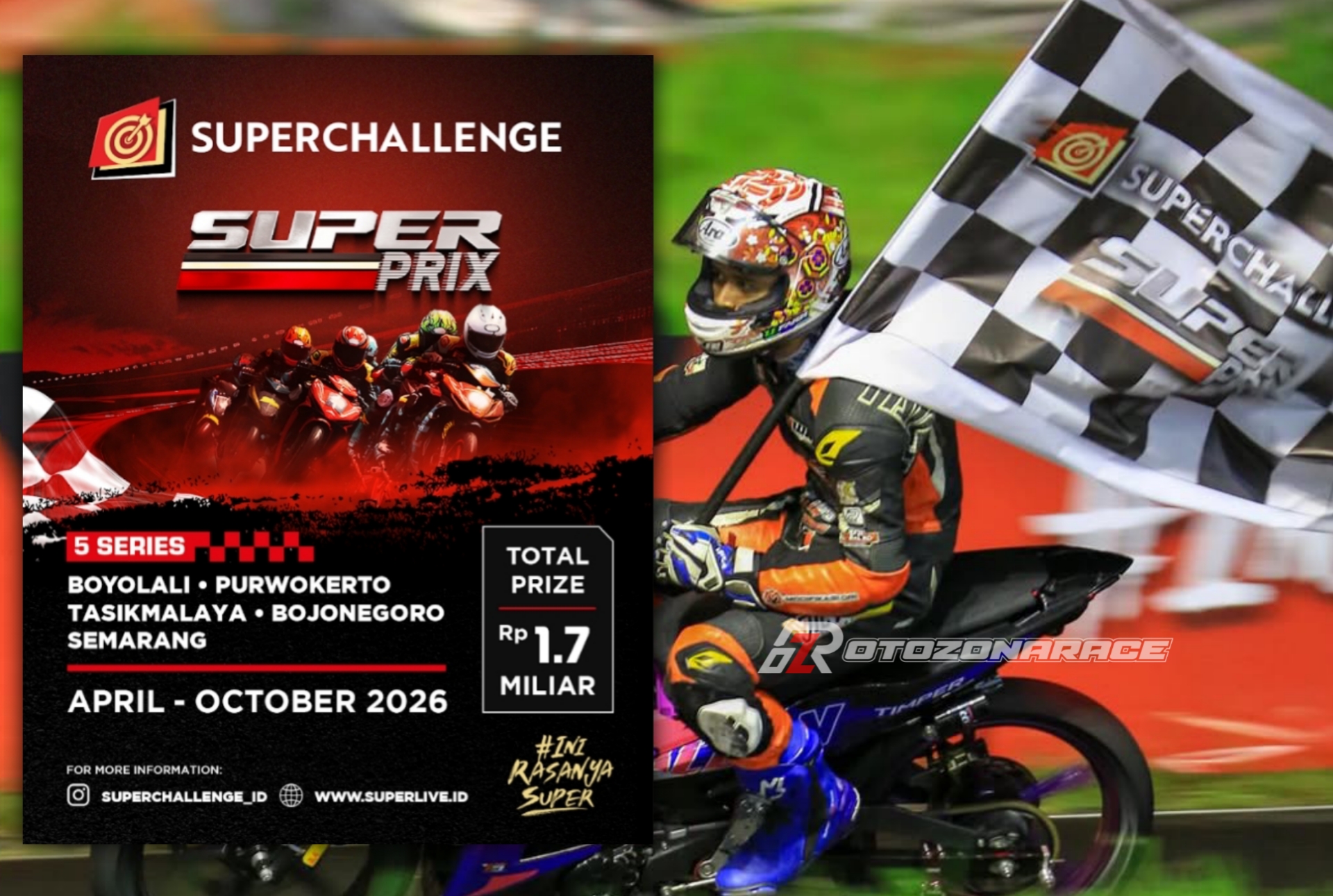 Jadwal Super Prix 2026, Digelar 5 Seri di 3 Provinsi, Hadirkan Sprint Race untuk 2 Kelas Bergengsi