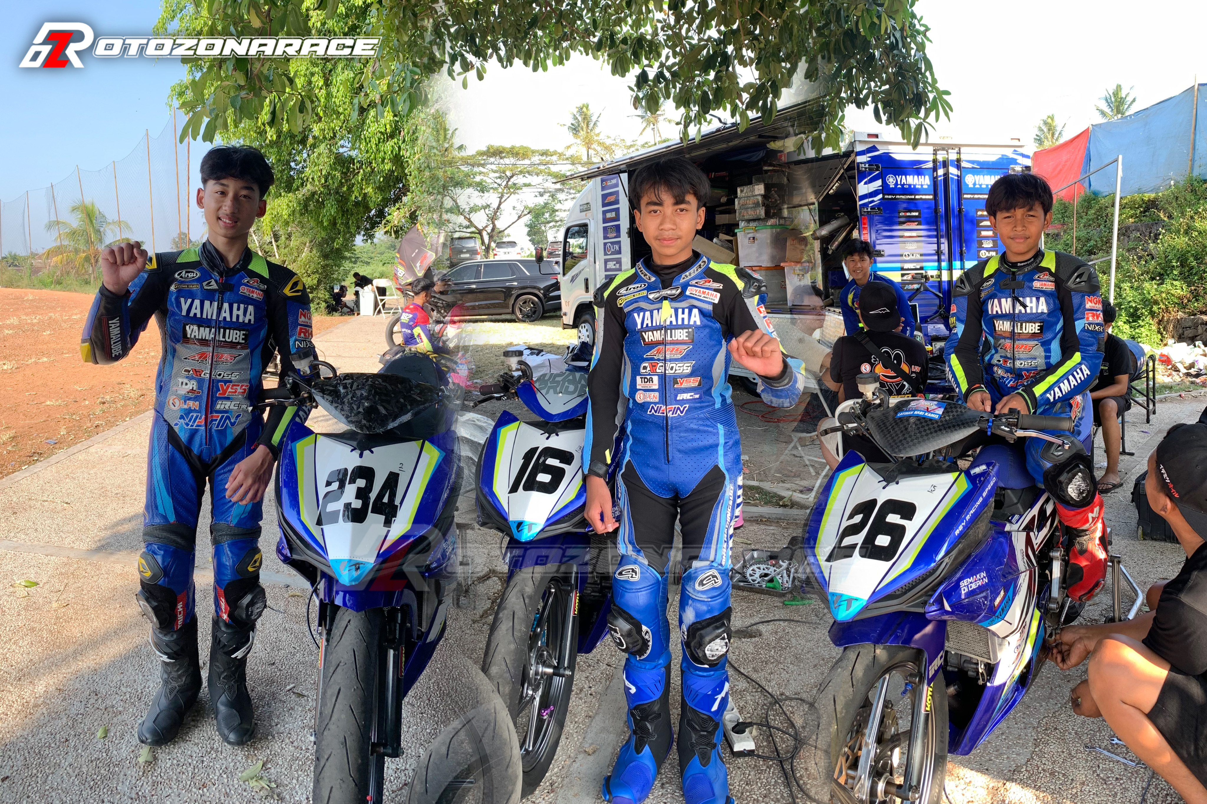 Trio RRS Siap Jadi Ancaman Serius Rider Rookie lainnya di Seri 2 Motoprix, Boyolali 2026