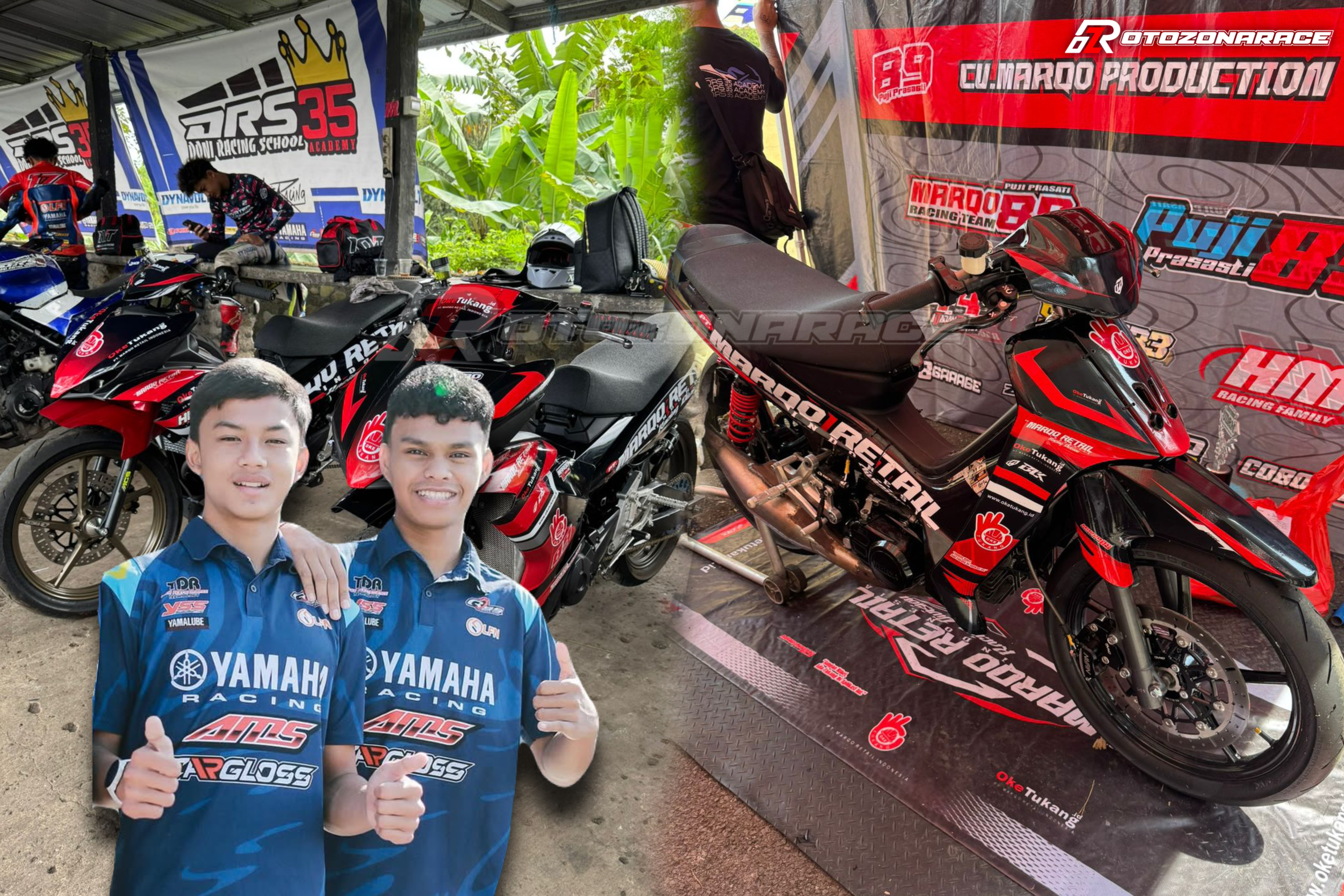 Marqo 89 Racing Team duetkan Haikal Ramadhan dan Josua Mbeo di Super Prix seri 1 Tasikmalaya