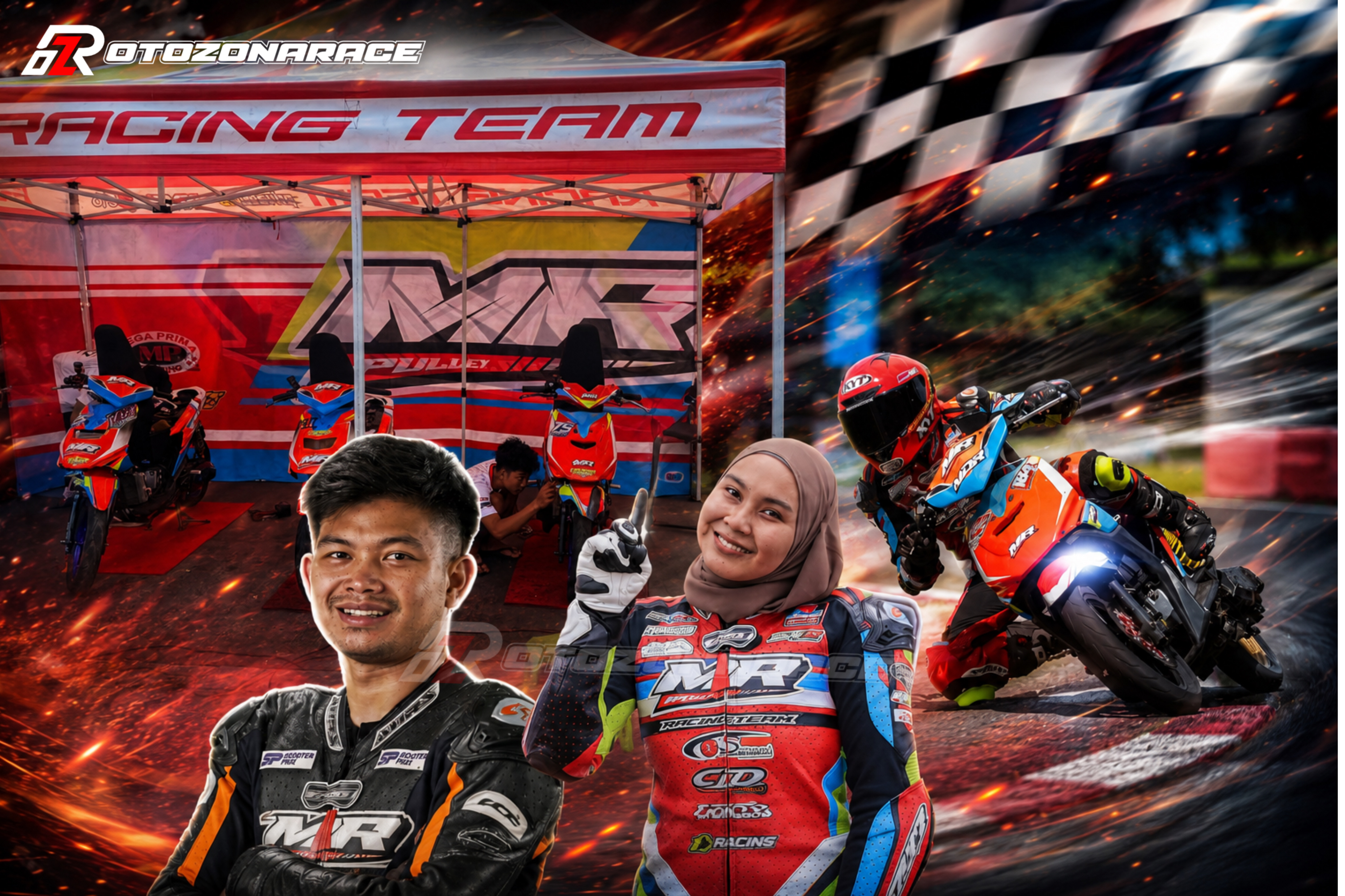 Mr Pulley Racing Team BNT Racing Siap ikut Panaskan MR Pulley Open Roadrace di Ciamis, Rio Adi dan Fisichella Jadi Andalan