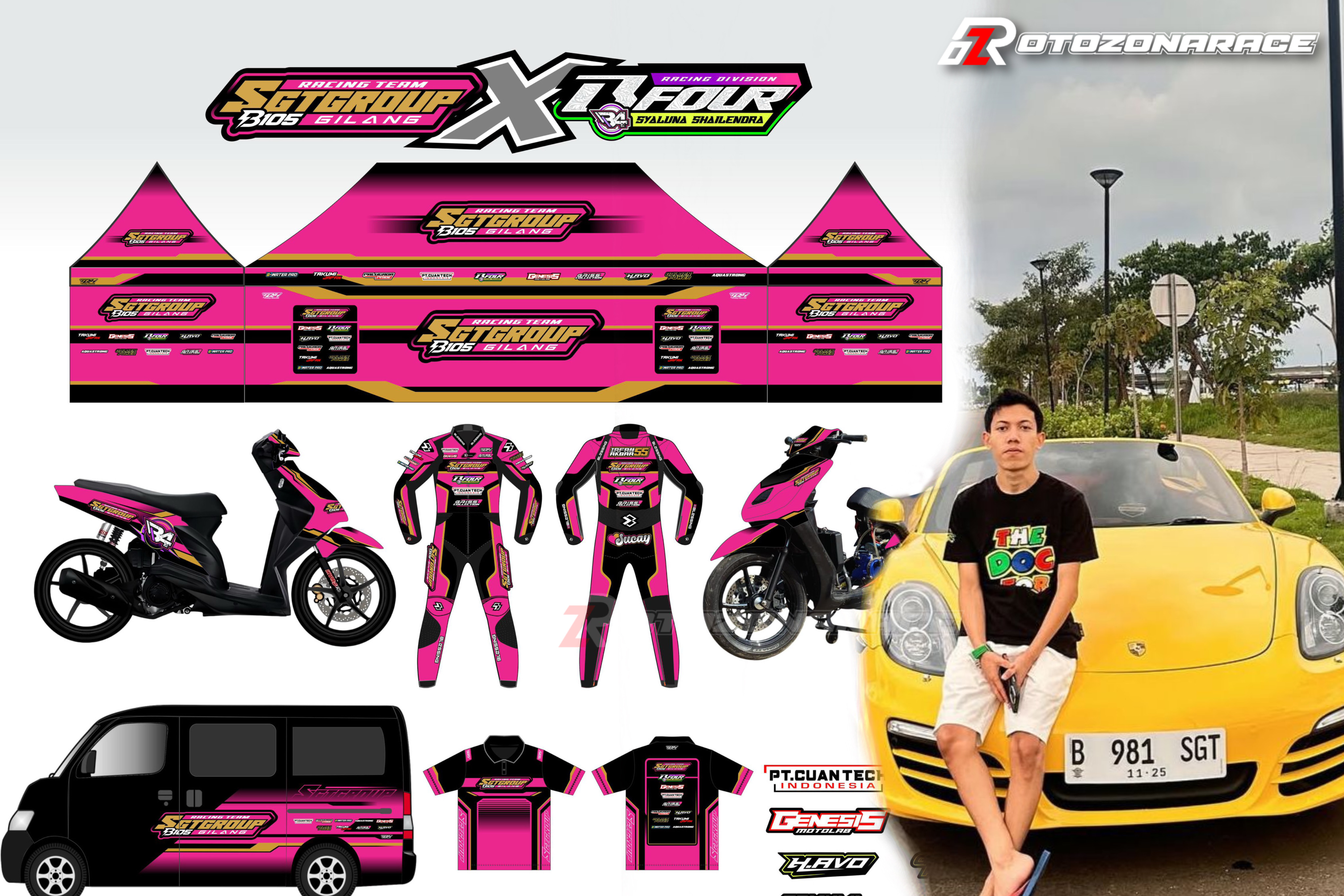 Gebrakan Pendatang Baru Asal Banten! SGT Group Siap Tempur Bareng Tim B4 & Genesis Motolab