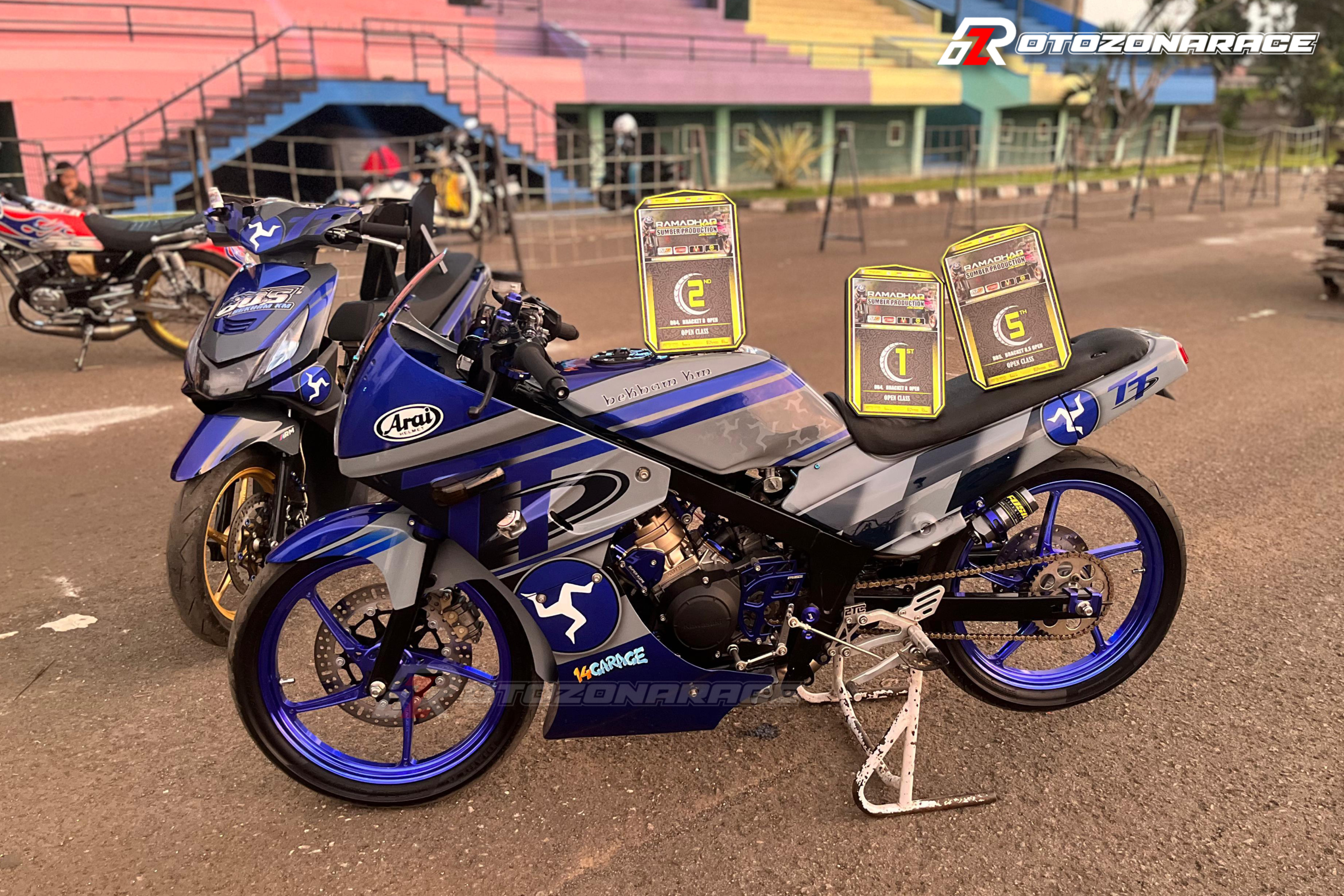 Dua Motor Andalan Bekham KM Sukses Raih Prestasi di Ramadhan Race Dragbike 2026 Cimahi