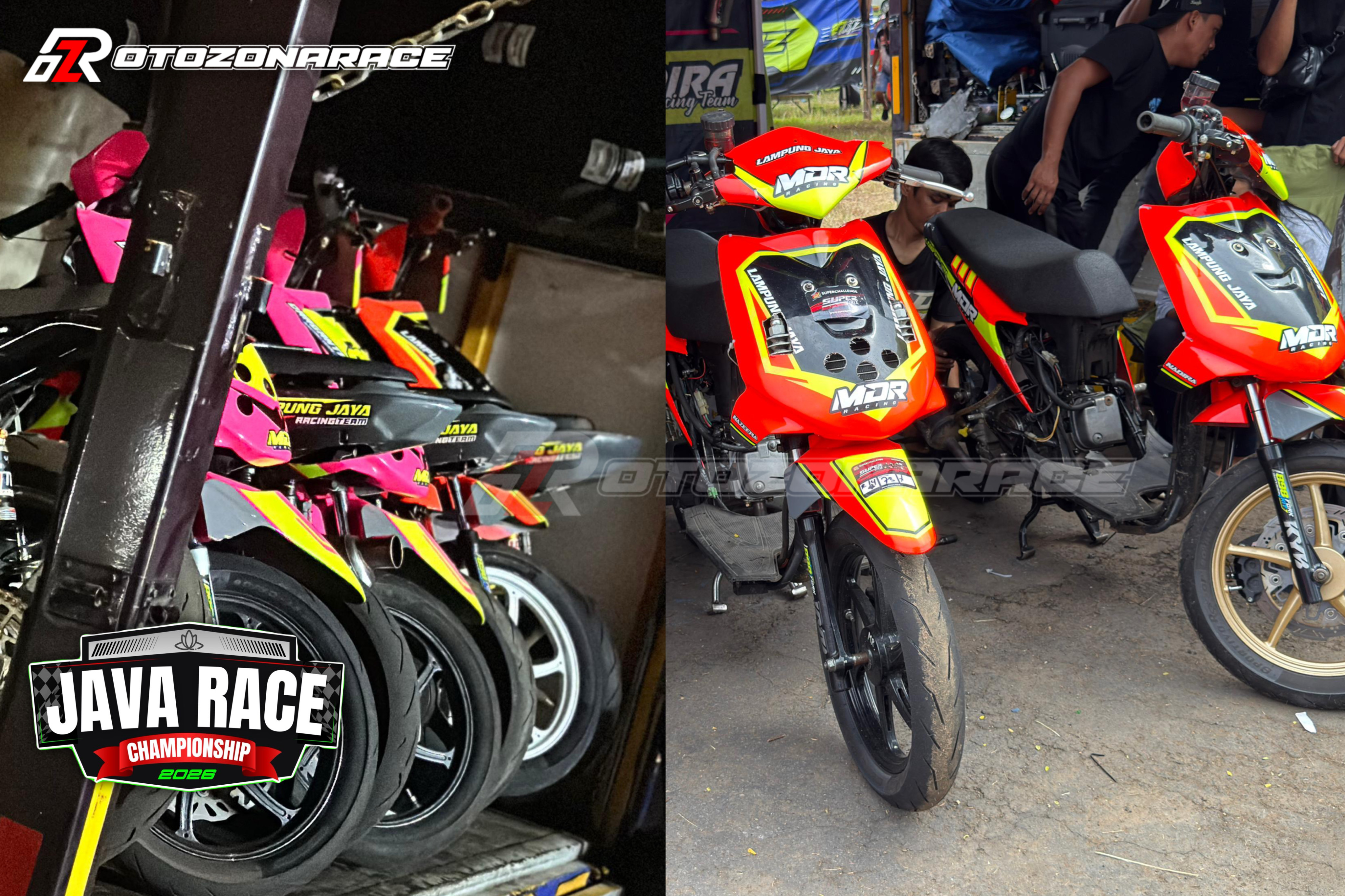 Tak main-main, Lampung Jaya MDR Racing Turunkan 9 Motor, Andalkan 4 Pembalap di Seri Perdana Java Race