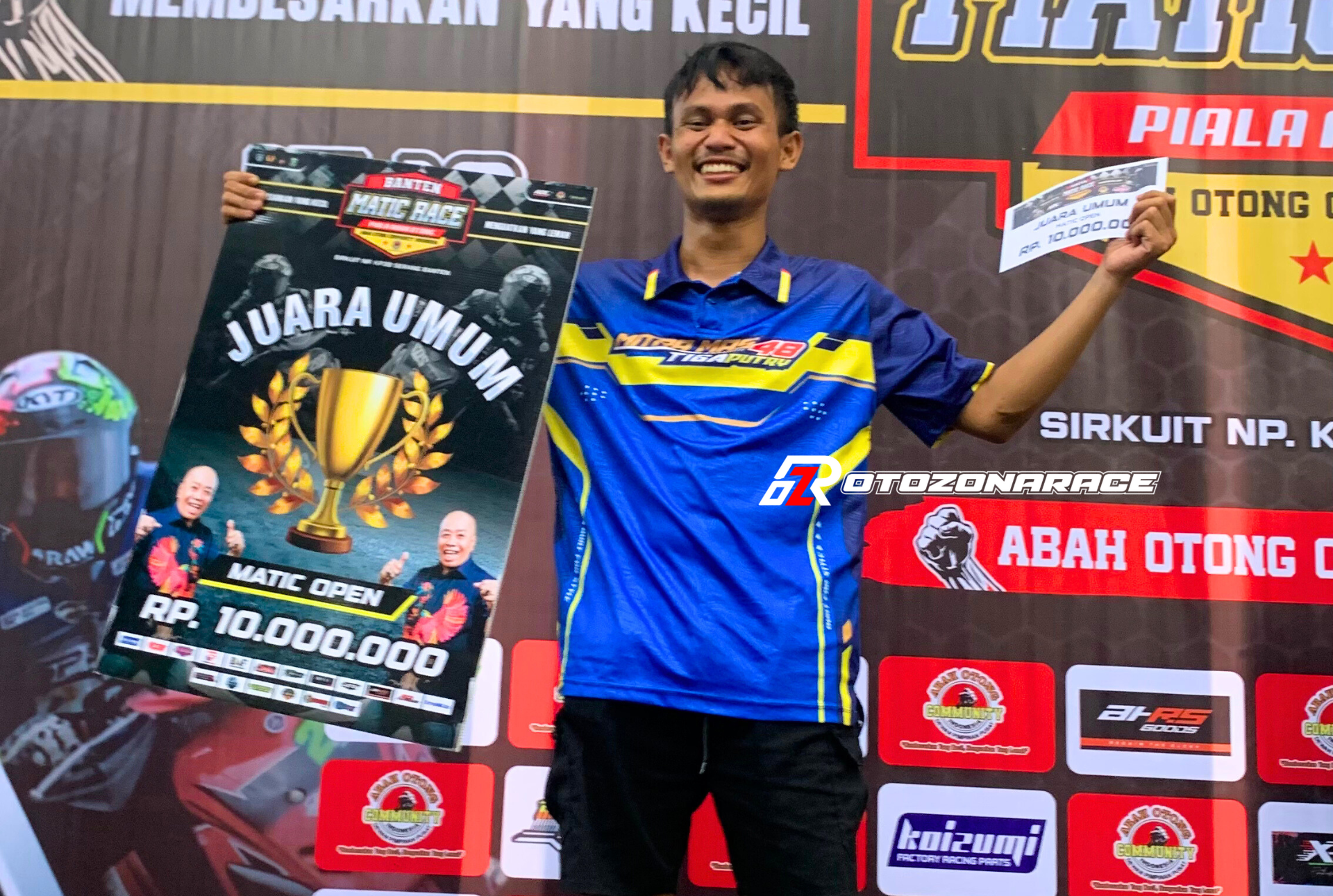 Purwakarta Pride Jos! M Akbar Berhasil Sabet Juara Umum Matic Open Lagi Di Sirkuit KP3B