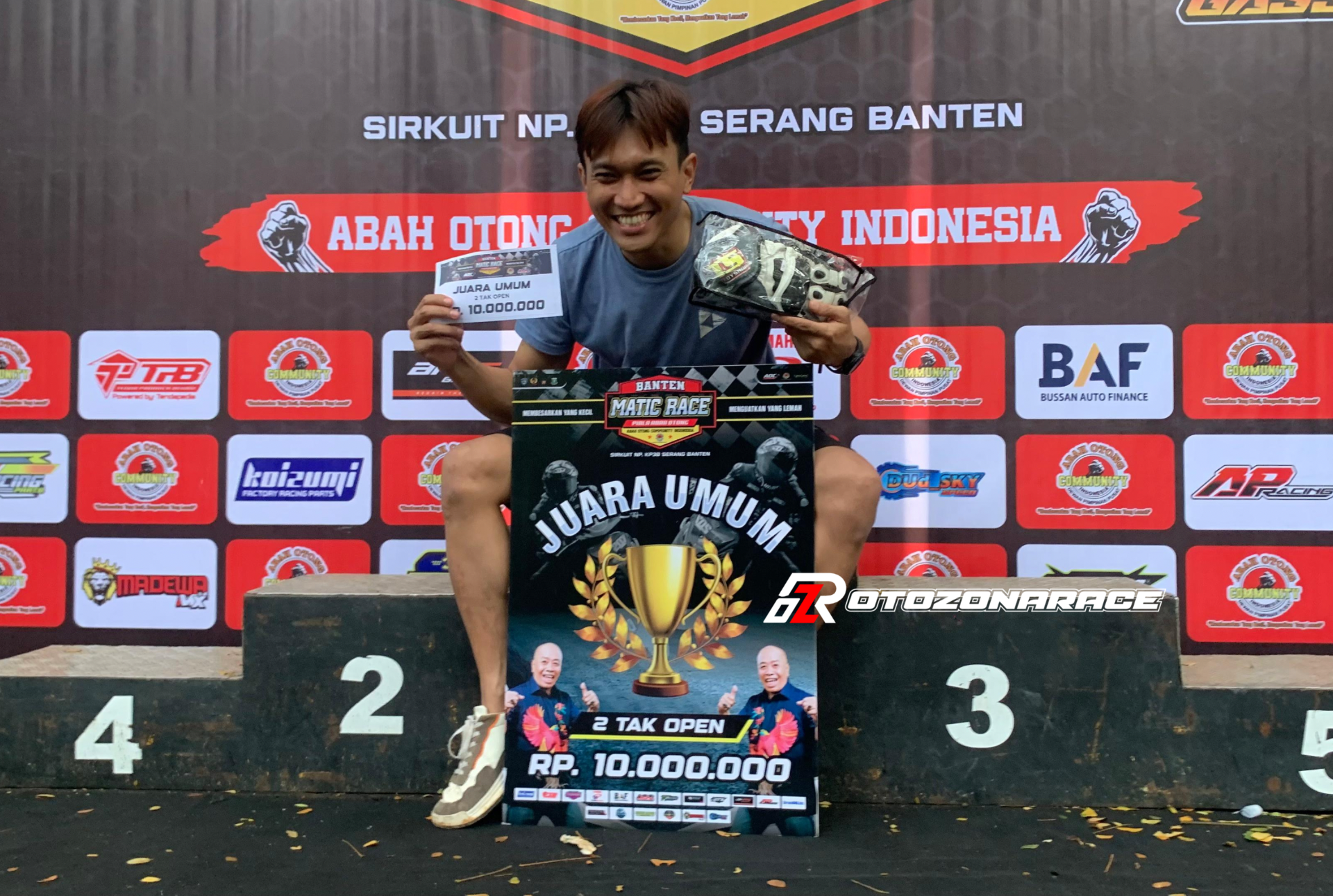 BMR AOC 2026 : Penampilan Gemilang Danny Keder, Membawanya Raih Juara Umum 2 Tak Open