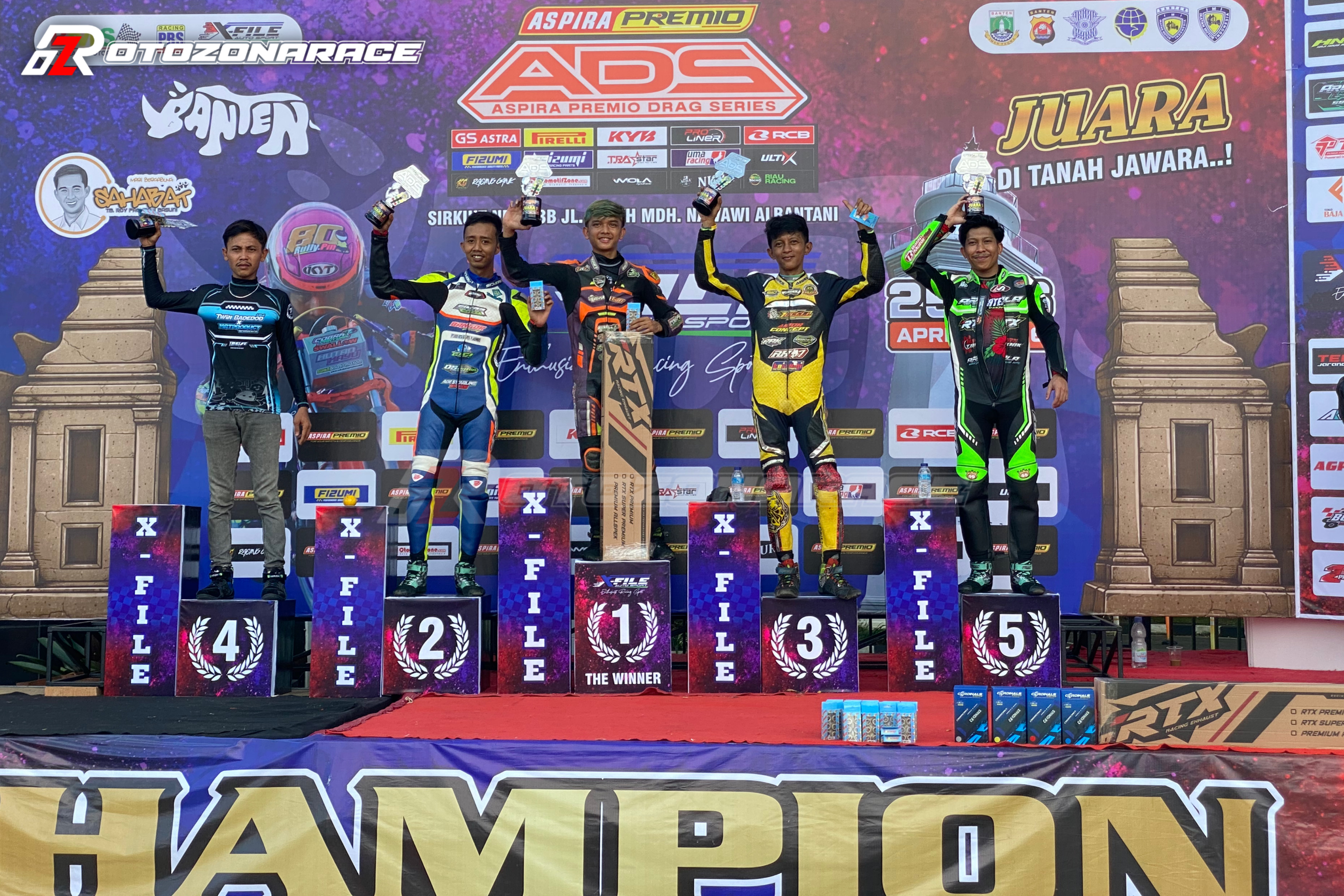 Hasil Juara Aspira Premio Drag Series Putaran 1 2026, Sirkuit NP KP3B Serang, Banten 25-26 April 2026