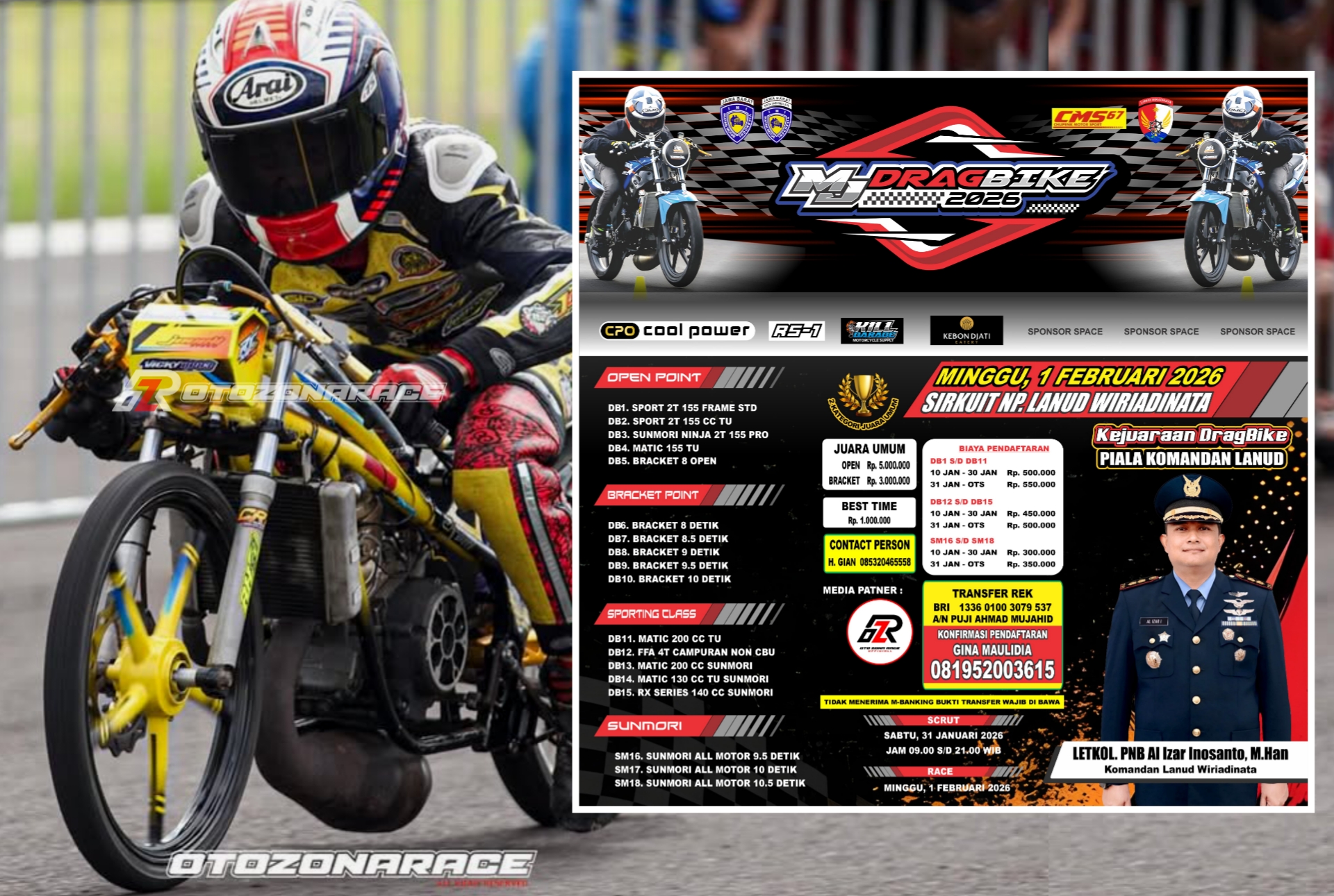 MJ DRAGBIKE 2026 Siap Ramaikan Lanud Wiriadinata Tasikmalaya Pada 1 Februari 2026!