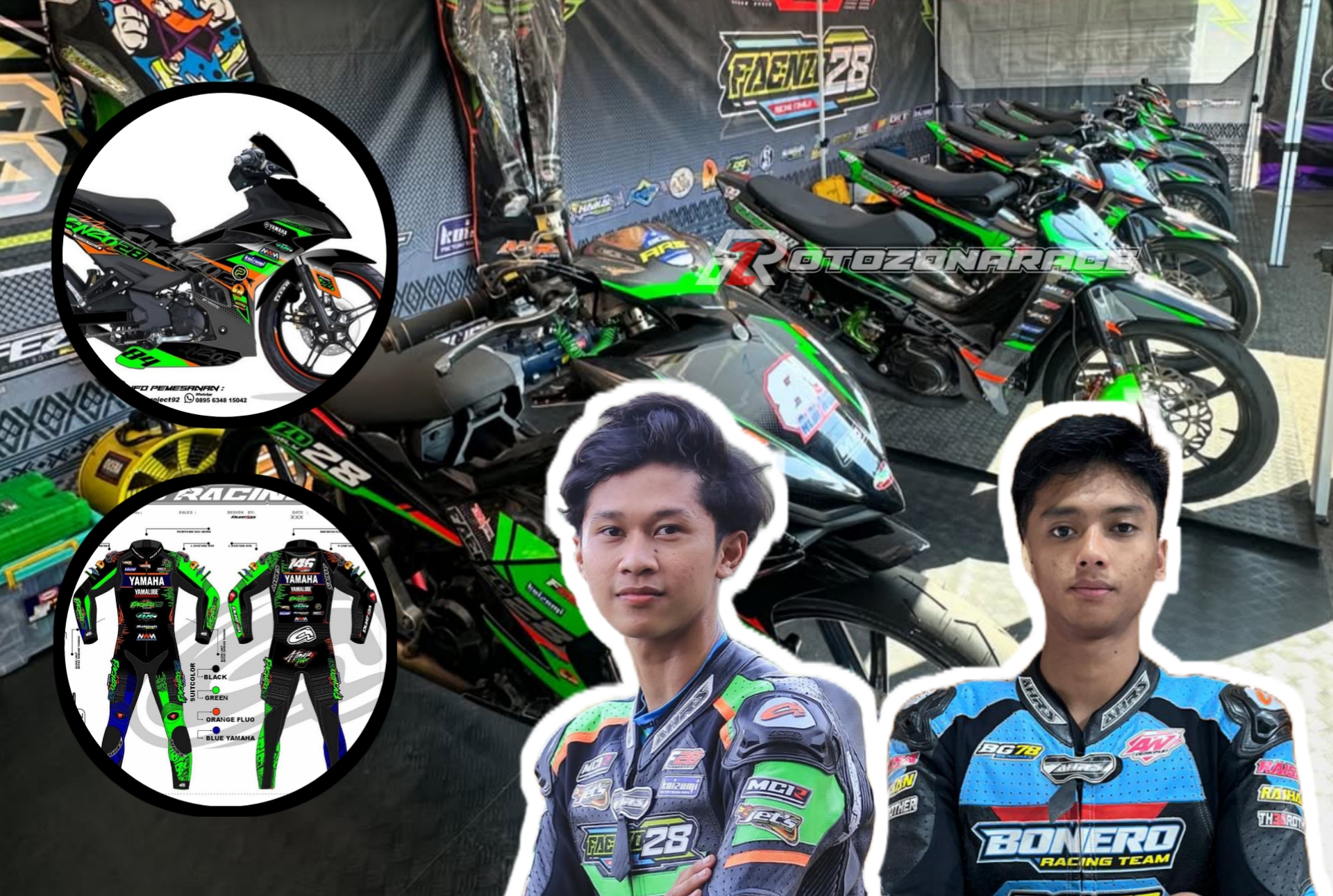 Faenzo 28 Racing Family Siap Gaspol Di Musim Balap 2026, Ridernya Aldy Musfiq Dan Febrian Yusuf!