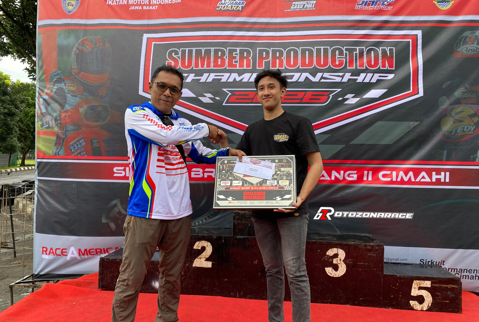 MANTAP! Aldi Rexi Raih Juara Umum Cornering Di Sumber Production Roadrace Championship 2026