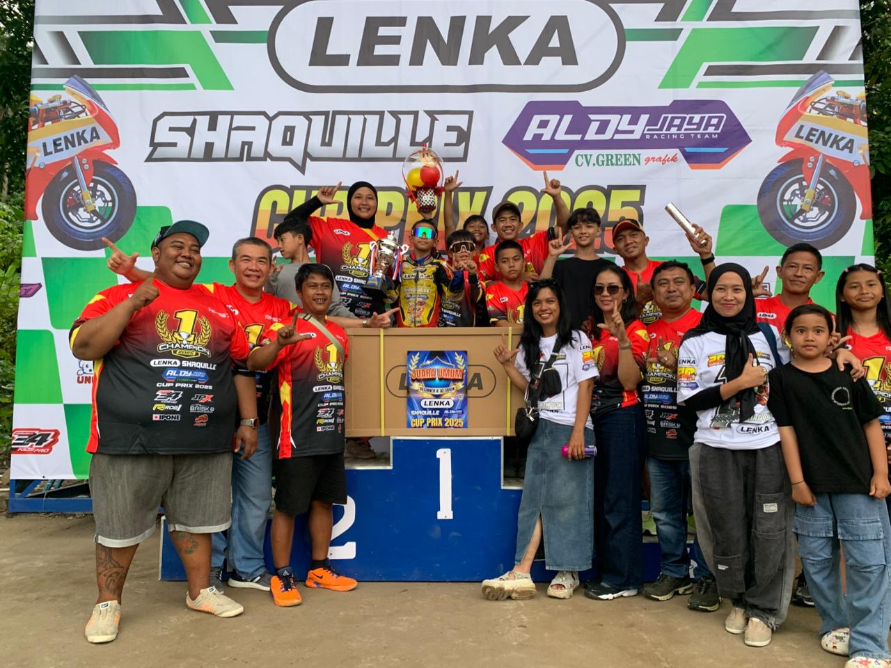 DUA  JUARA UMUM SEKALIGUS! LENKA FACTORY RACING TEAM PESTA GELAR DI FINAL ROUND LENKA CUP PRIX 2025